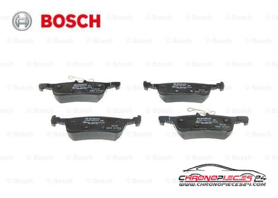 Achat de BOSCH 0 986 494 811 Kit de plaquettes de frein, frein à disque pas chères