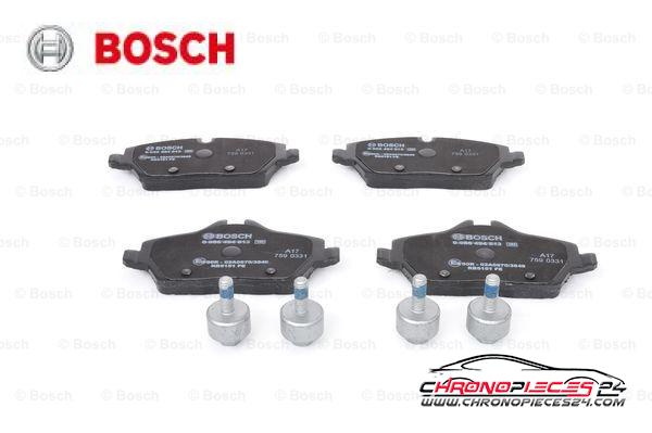 Achat de BOSCH 0 986 494 813 Kit de plaquettes de frein, frein à disque pas chères