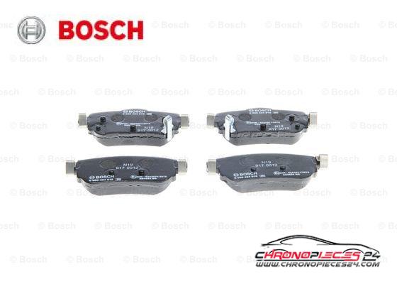 Achat de BOSCH 0 986 494 816 Kit de plaquettes de frein, frein à disque pas chères