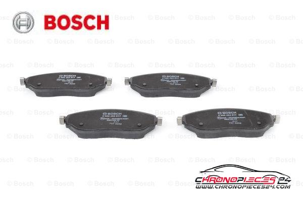 Achat de BOSCH 0 986 494 817 Kit de plaquettes de frein, frein à disque pas chères