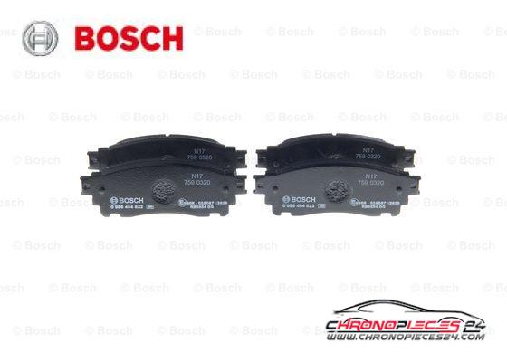 Achat de BOSCH 0 986 494 822 Kit de plaquettes de frein, frein à disque pas chères