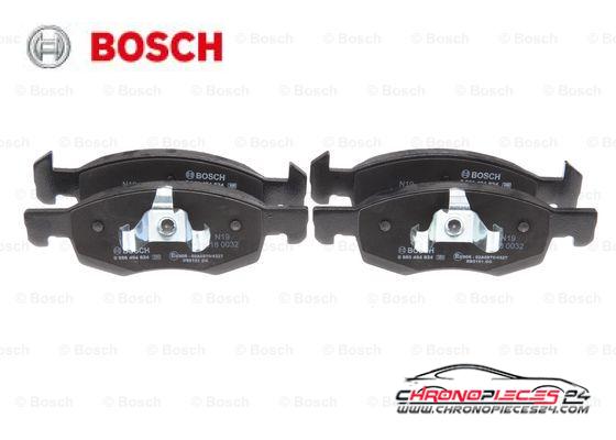 Achat de BOSCH 0 986 494 824 Kit de plaquettes de frein, frein à disque pas chères