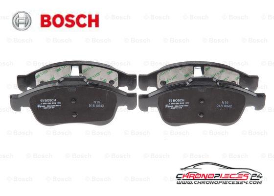 Achat de BOSCH 0 986 494 826 Kit de plaquettes de frein, frein à disque pas chères