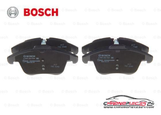 Achat de BOSCH 0 986 494 830 Kit de plaquettes de frein, frein à disque pas chères