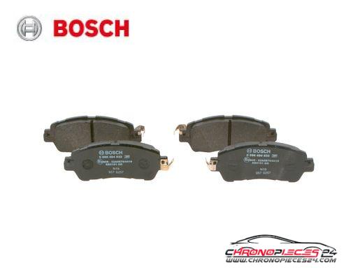 Achat de BOSCH 0 986 494 832 Kit de plaquettes de frein, frein à disque pas chères