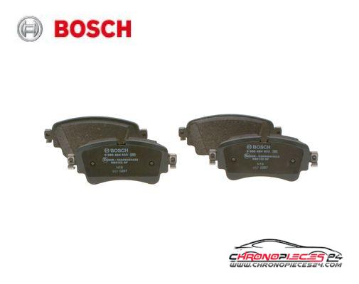 Achat de BOSCH 0 986 494 833 Kit de plaquettes de frein, frein à disque pas chères