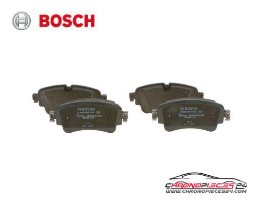 Achat de BOSCH 0 986 494 833 Kit de plaquettes de frein, frein à disque pas chères