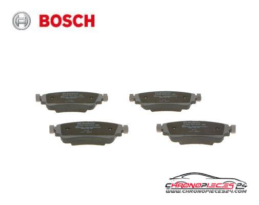 Achat de BOSCH 0 986 494 833 Kit de plaquettes de frein, frein à disque pas chères