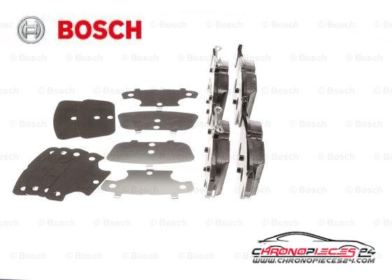 Achat de BOSCH 0 986 494 839 Kit de plaquettes de frein, frein à disque pas chères