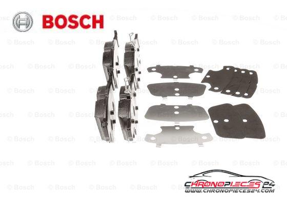 Achat de BOSCH 0 986 494 839 Kit de plaquettes de frein, frein à disque pas chères