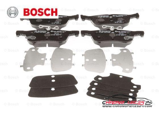 Achat de BOSCH 0 986 494 839 Kit de plaquettes de frein, frein à disque pas chères