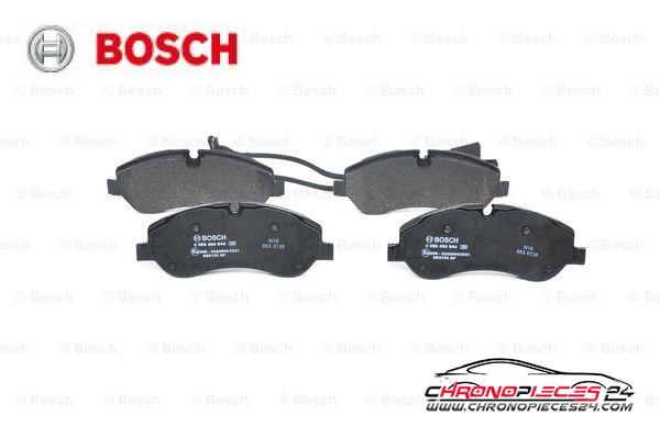 Achat de BOSCH 0 986 494 844 Kit de plaquettes de frein, frein à disque pas chères