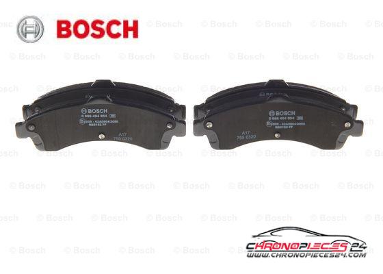 Achat de BOSCH 0 986 494 854 Kit de plaquettes de frein, frein à disque pas chères