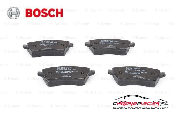 Achat de BOSCH 0 986 494 856 Kit de plaquettes de frein, frein à disque pas chères