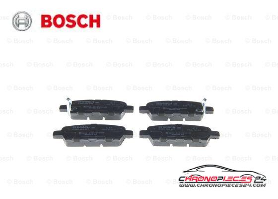 Achat de BOSCH 0 986 494 857 Kit de plaquettes de frein, frein à disque pas chères