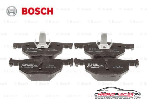 Achat de BOSCH 0 986 494 862 Kit de plaquettes de frein, frein à disque pas chères