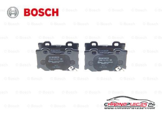 Achat de BOSCH 0 986 494 863 Kit de plaquettes de frein, frein à disque pas chères