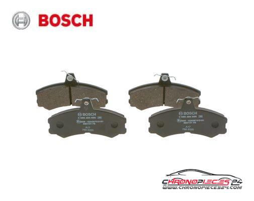 Achat de BOSCH 0 986 494 866 Kit de plaquettes de frein, frein à disque pas chères