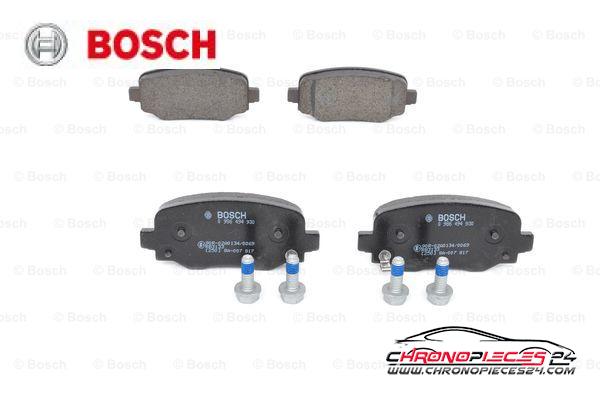 Achat de BOSCH 0 986 494 930 Kit de plaquettes de frein, frein à disque pas chères