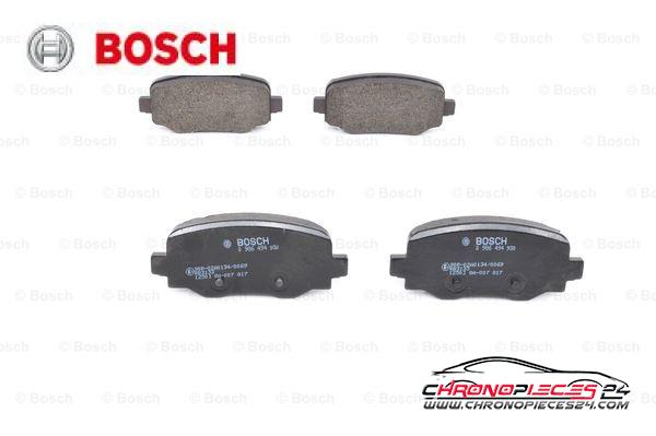 Achat de BOSCH 0 986 494 930 Kit de plaquettes de frein, frein à disque pas chères