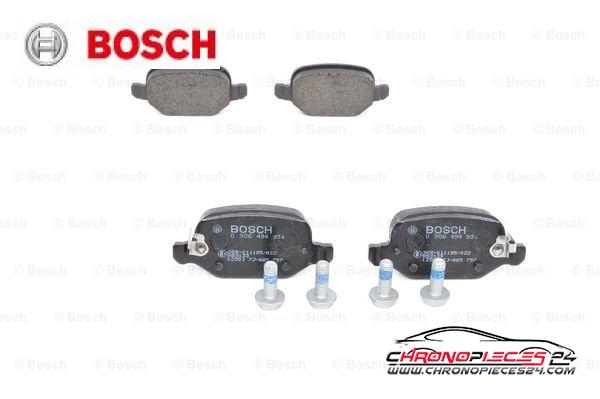 Achat de BOSCH 0 986 494 934 Kit de plaquettes de frein, frein à disque pas chères