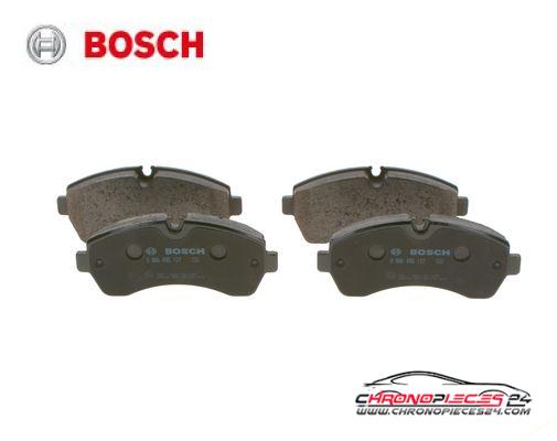 Achat de BOSCH 0 986 495 107 Kit de plaquettes de frein, frein à disque pas chères