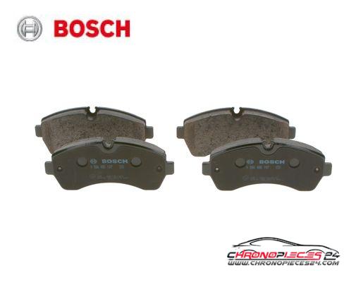 Achat de BOSCH 0 986 495 107 Kit de plaquettes de frein, frein à disque pas chères