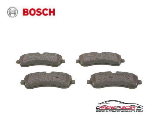 Achat de BOSCH 0 986 495 107 Kit de plaquettes de frein, frein à disque pas chères