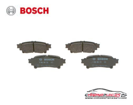 Achat de BOSCH 0 986 495 174 Kit de plaquettes de frein, frein à disque pas chères