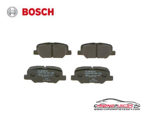 Achat de BOSCH 0 986 495 358 Kit de plaquettes de frein, frein à disque pas chères