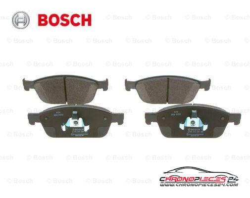 Achat de BOSCH 0 986 495 388 Kit de plaquettes de frein, frein à disque pas chères