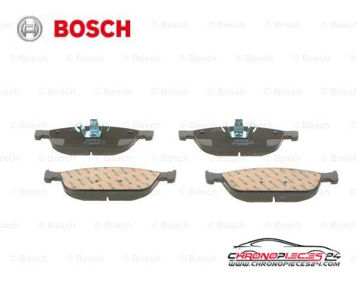 Achat de BOSCH 0 986 495 388 Kit de plaquettes de frein, frein à disque pas chères