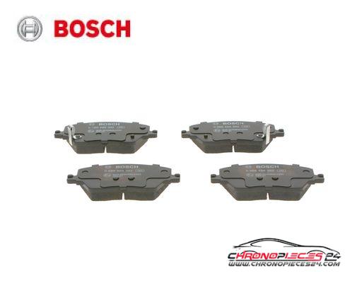 Achat de BOSCH 0 986 495 392 Kit de plaquettes de frein, frein à disque pas chères