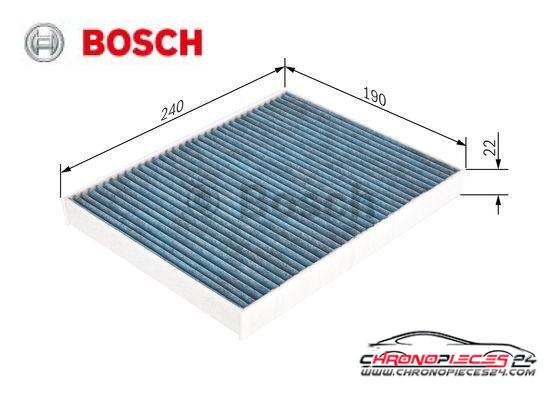 Achat de BOSCH 0 986 628 507 Filtre, air de l'habitacle FILTRE+ pas chères