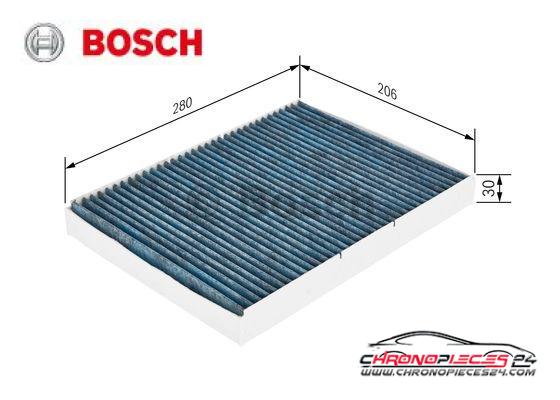 Achat de BOSCH 0 986 628 509 Filtre, air de l'habitacle FILTRE+ pas chères