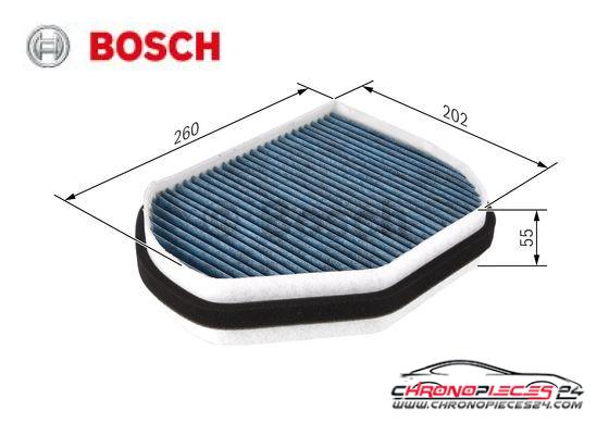 Achat de BOSCH 0 986 628 511 Filtre, air de l'habitacle FILTRE+ pas chères