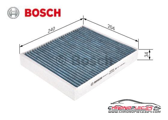 Achat de BOSCH 0 986 628 512 Filtre, air de l'habitacle FILTRE+ pas chères