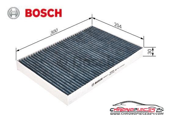 Achat de BOSCH 0 986 628 513 Filtre, air de l'habitacle FILTRE+ pas chères