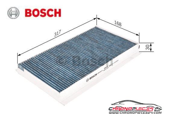 Achat de BOSCH 0 986 628 518 Filtre, air de l'habitacle FILTRE+ pas chères