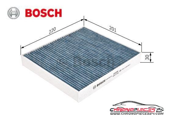 Achat de BOSCH 0 986 628 519 Filtre, air de l'habitacle FILTRE+ pas chères