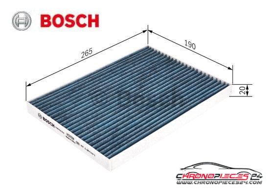 Achat de BOSCH 0 986 628 524 Filtre, air de l'habitacle FILTRE+ pas chères