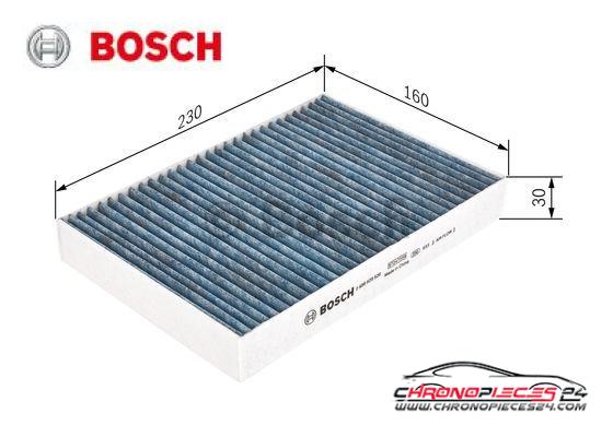 Achat de BOSCH 0 986 628 526 Filtre, air de l'habitacle FILTRE+ pas chères