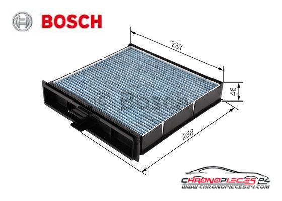 Achat de BOSCH 0 986 628 527 Filtre, air de l'habitacle FILTRE+ pas chères