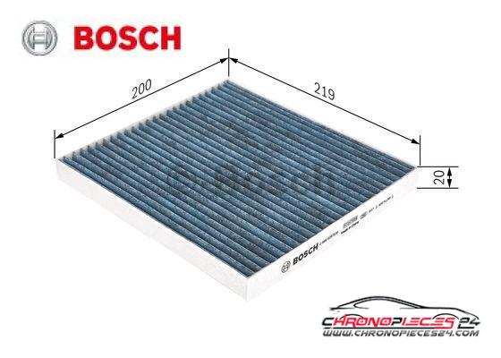 Achat de BOSCH 0 986 628 529 Filtre, air de l'habitacle FILTRE+ pas chères