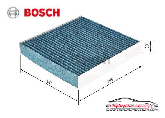 Achat de BOSCH 0 986 628 531 Filtre, air de l'habitacle FILTRE+ pas chères