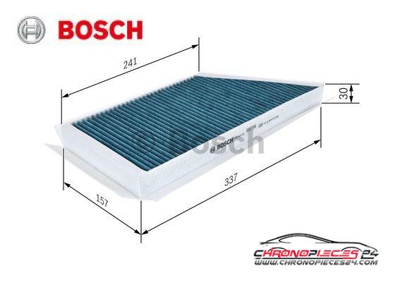 Achat de BOSCH 0 986 628 535 Filtre, air de l'habitacle FILTRE+ pas chères