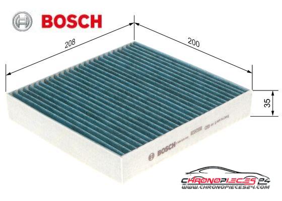 Achat de BOSCH 0 986 628 540 Filtre, air de l'habitacle FILTRE+ pas chères