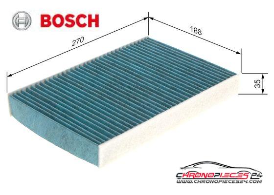 Achat de BOSCH 0 986 628 548 Filtre, air de l'habitacle FILTRE+ pas chères