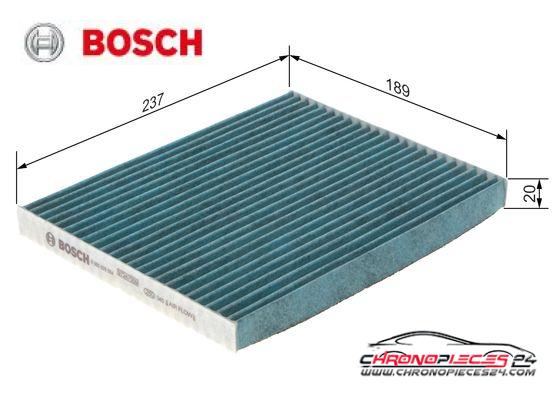 Achat de BOSCH 0 986 628 554 Filtre, air de l'habitacle FILTRE+ pas chères