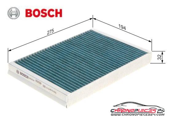 Achat de BOSCH 0 986 628 561 Filtre, air de l'habitacle FILTRE+ pas chères